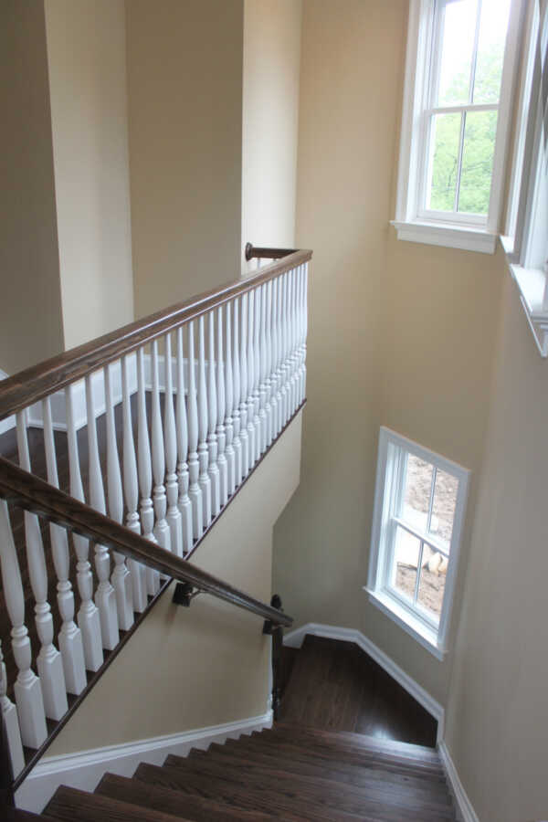 Beige Back Staircase