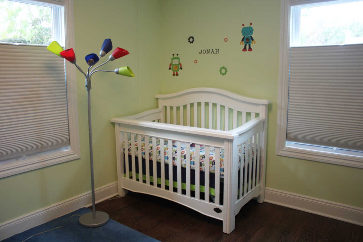 Painting a Nursery Yellow/Green